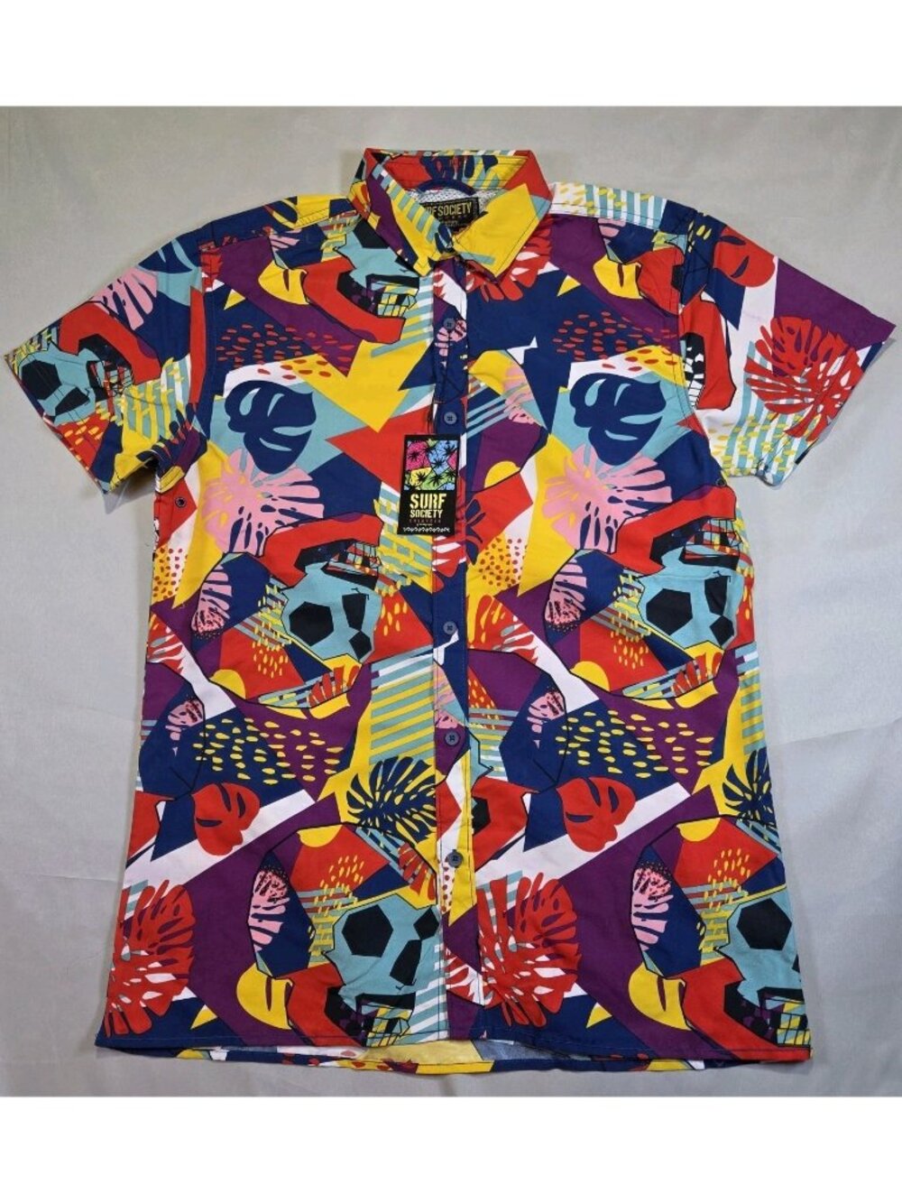Drill Clothing Co. Surf Society Shirt Men's L Moisture Wicking UV Protection NWT